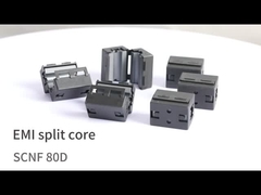 SCH60 Careful direct sales NiZn EMI/EMC cable clip soft ferrte clamp with high frequency