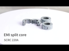 white and black plastic EMI ferrite clamp core for 6/ 6.5/10/13/19mm cable